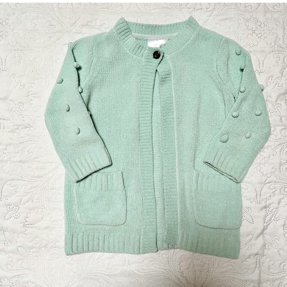 Hanna Andersson Marshmallow Cardigan Size 3 - Picture 2 of 6